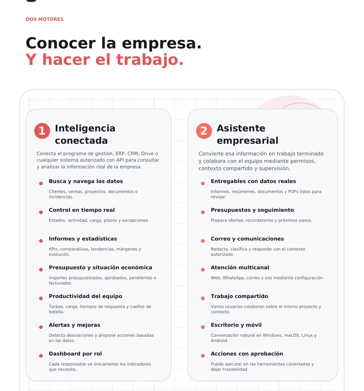 Captura de asistente de IA para asesorías energéticas en ContrataLux